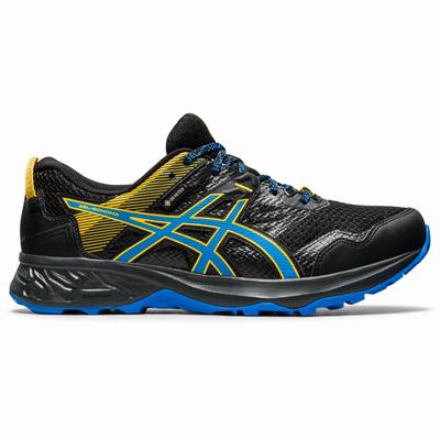 Asics Gel-Sonoma 5 G-TX - Miesten Polkujuoksukengät - Mustat/Sininen